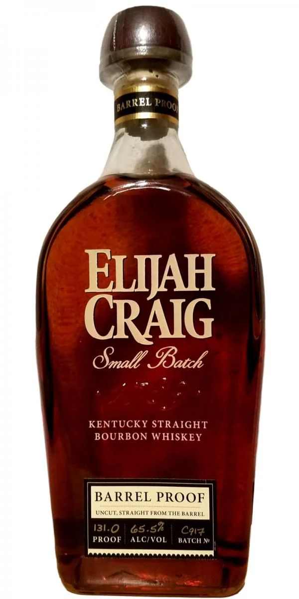 Elijah Craig Barrel Proof 131 Proof Batch C917 Bourbon Whiskey - Whisky