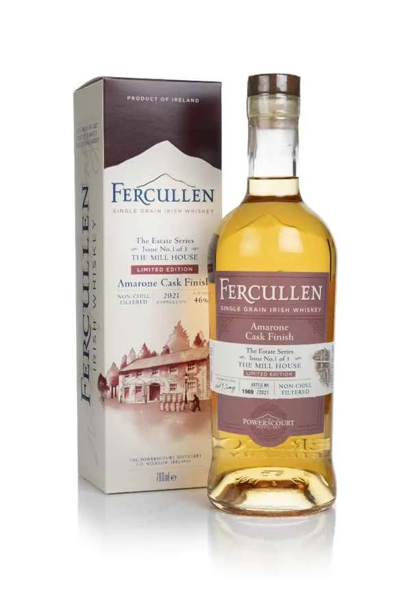 Whisky irlandés Fercullen de grano único Amarone Cask | 700ML