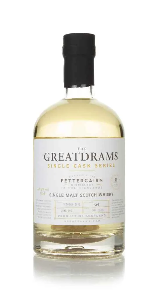Fettercairn 8 Year Old 2012 (cask GD-FC12) - Single Cask Series (GreatDrams) Scotch Whisky | 500ML