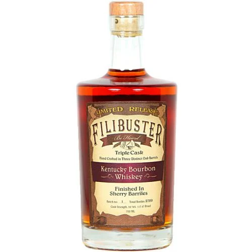 Filibuster Triple Cask Kentucky Bourbon Whiskey