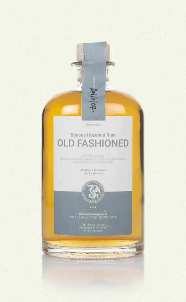 Firewater Banana Hazlenut Old Fashioned English Cocktail | 500ML