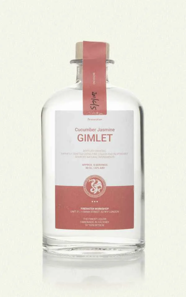 Firewater Cucumber Jasmine Gimlet English Cocktail | 500ML