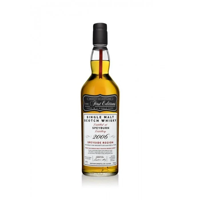 Speyburn 2006 12 Year Old First Editions Scotch Single Malt Scotch Whisky - Whiskey