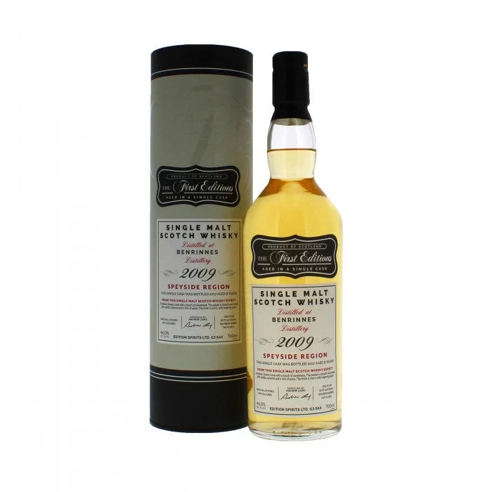 Benrinnes 2009 First Editions Single Malt Scotch Whisky - Whiskey