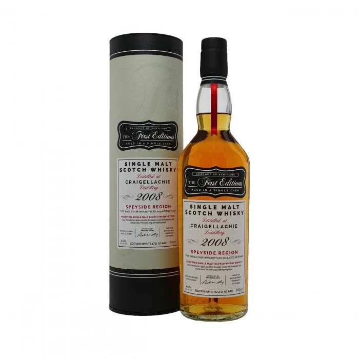 Craigellachie 2008 First Editions 10 Year Old Single Malt Scotch Whisky - Whiskey