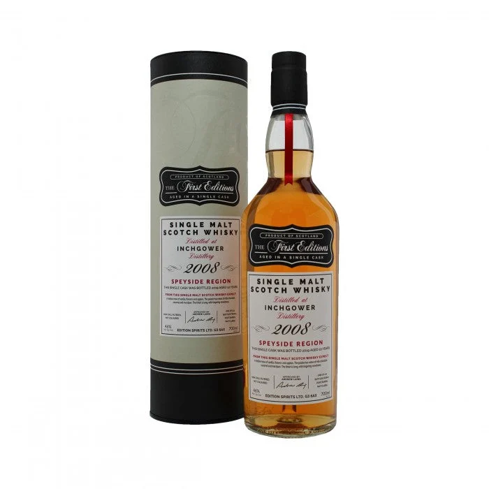 Inchgower 2008 First Editions 10 Year Old Single Malt Scotch Whisky - Whiskey