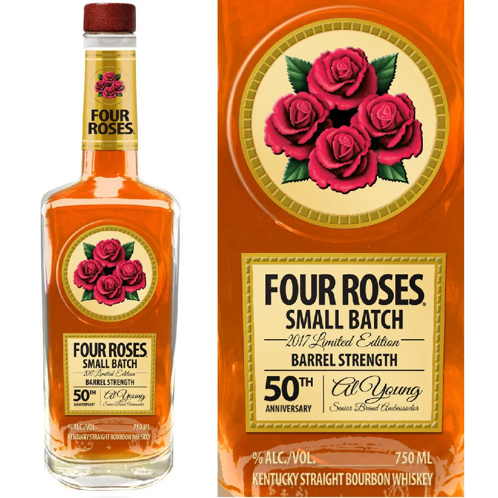 Four Roses '50th Anniversary Al Young' Limited Edition 2017 Small Batch Barrel Strength Kentucky Straight Bourbon Whiskey - Whisky