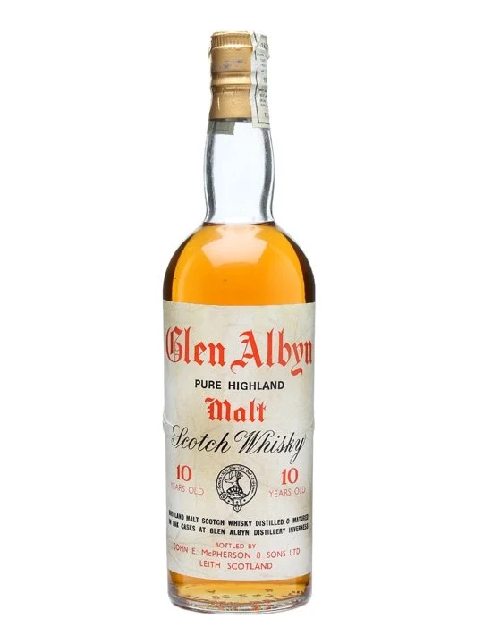 Glen Albyn 10 Year Old Bot.1970s Highland Single Malt Scotch Whisky - Whiskey