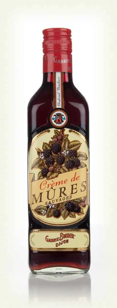 Gabriel Boudier Crème de Mures Sauvages (Wild Blackberry) French Liqueur | 500ML - Licor
