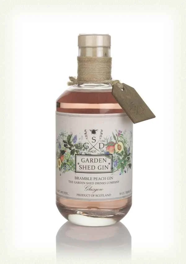 Cobertizo de jardín Bramble Peach Scotch Gin | 500ML - Ginebra