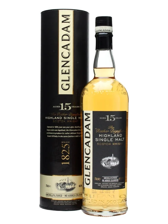 Whisky escocés de pura malta Glencadam de 15 años | 700ML