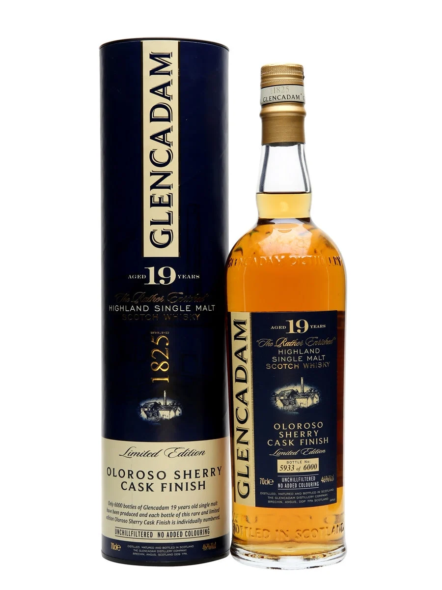 Glencadam 19 Year Old Oloroso Sherry Finish Highland Single Malt Scotch Whisky | 700ML - Whiskey