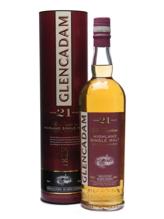Glencadam 21 Year Old Highland Single Malt Scotch Whisky - Whiskey