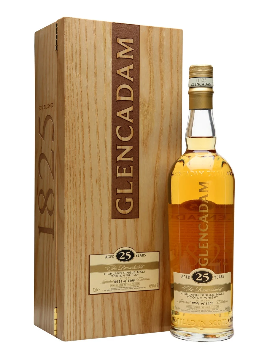 Glencadam 25 Year Old The Remarkable 2016 Release Highland Single Malt Scotch Whisky - Whiskey