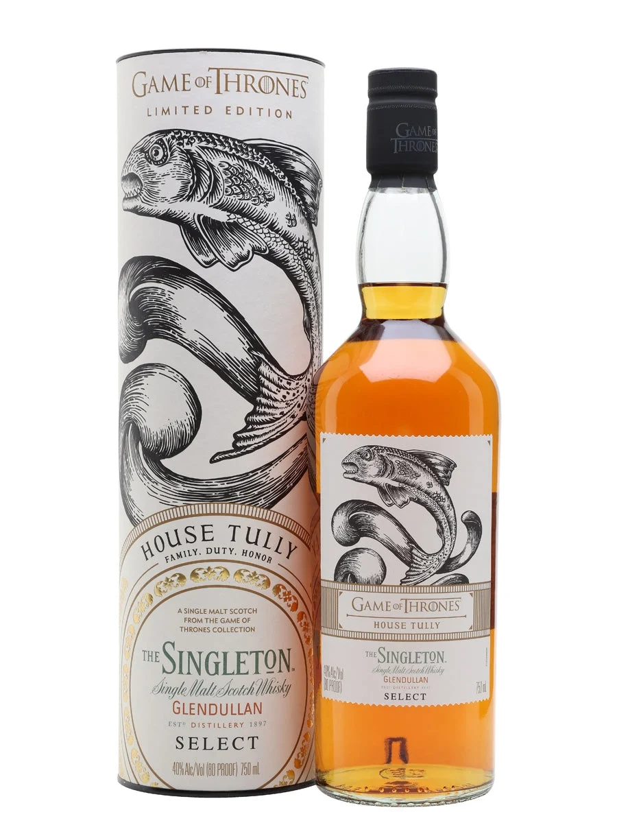 Singleton Glendullan Reserve Game of Thrones House Tully Speyside Single Malt Scotch Whisky | 700ML - Whiskey