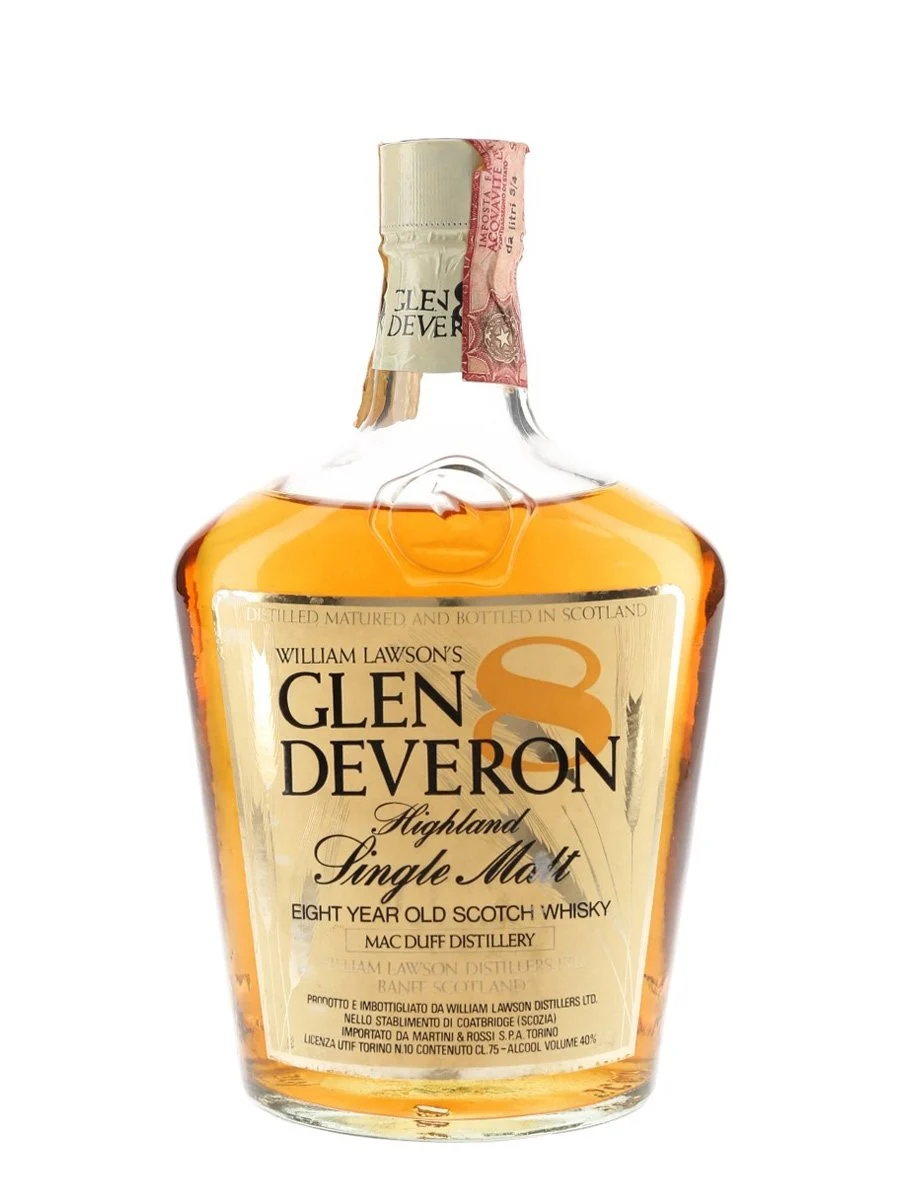 Glen Deveron 8 Year Old Bot. 1970s Speyside Single Malt Scotch Whisky - Whiskey