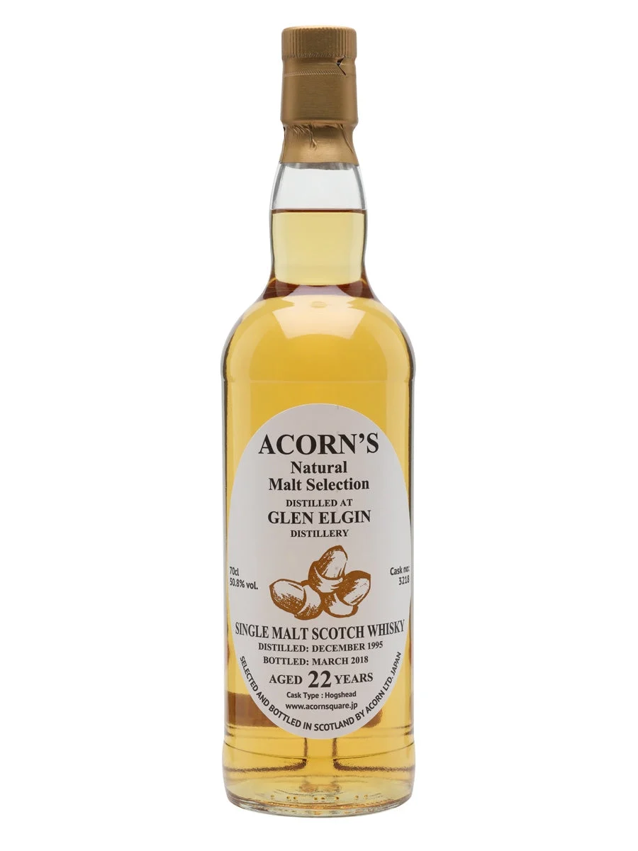 Glen Elgin 1995 22 Year Old Acorn Speyside Single Malt Scotch Whisky | 700ML - Whiskey