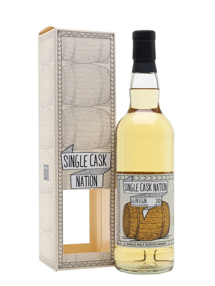 Glen Elgin 2010 10 Year Old Single Cask Nation Speyside Single Malt Scotch Whisky | 700ML
