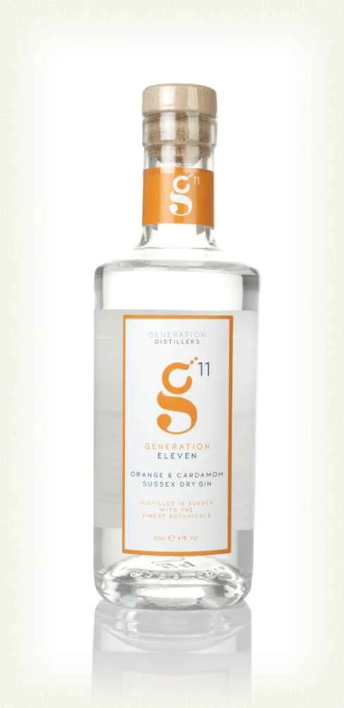 Ginebra inglesa Generation 11 de naranja y cardamomo | 500ML