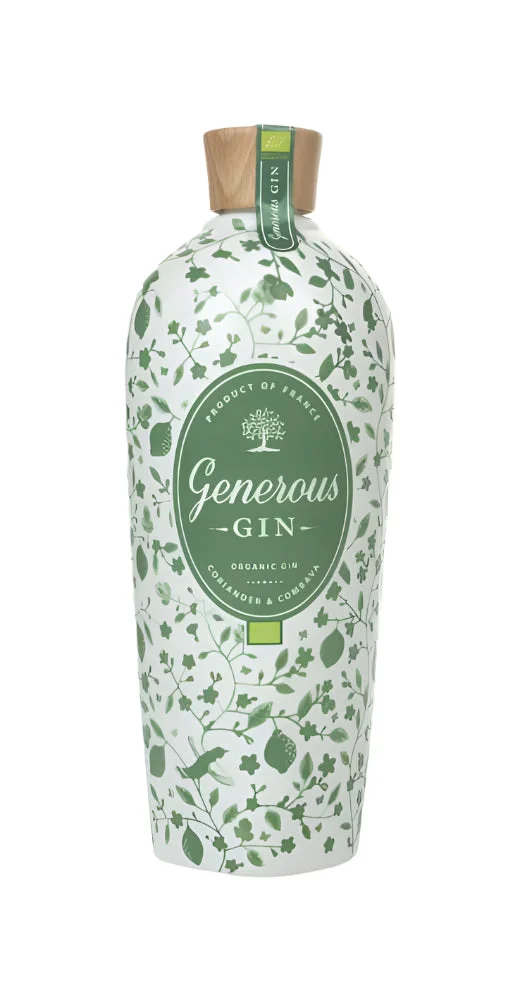 Generosa ginebra francesa orgánica | 700ML