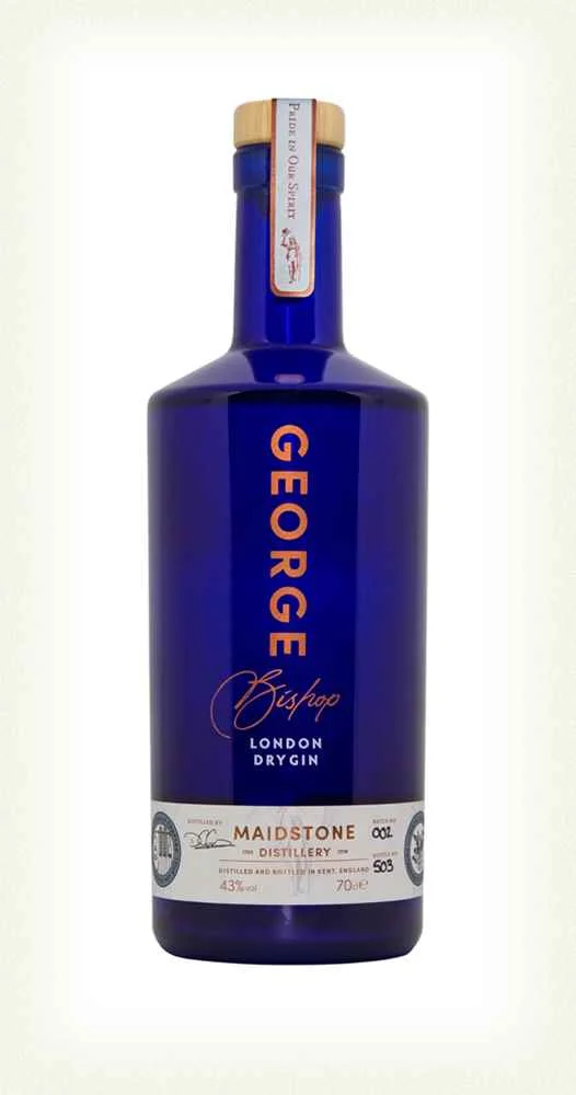 George Bishop London Dry English Gin | 700ML - Ginebra