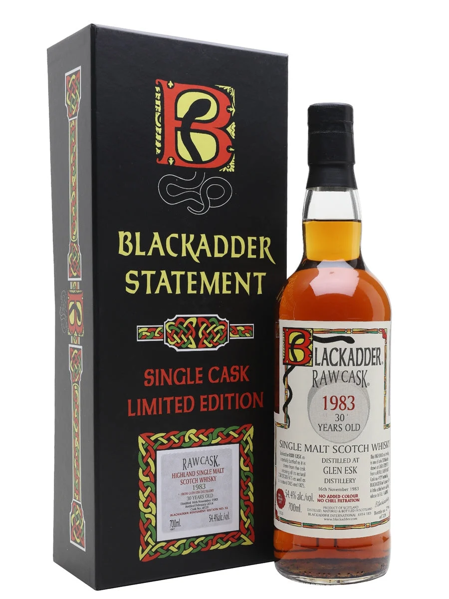 Glen Esk 1983 30 Year Old 54.4% 70cl Statement No.11 Highland Single Malt Scotch Whisky | 700ML - Whiskey