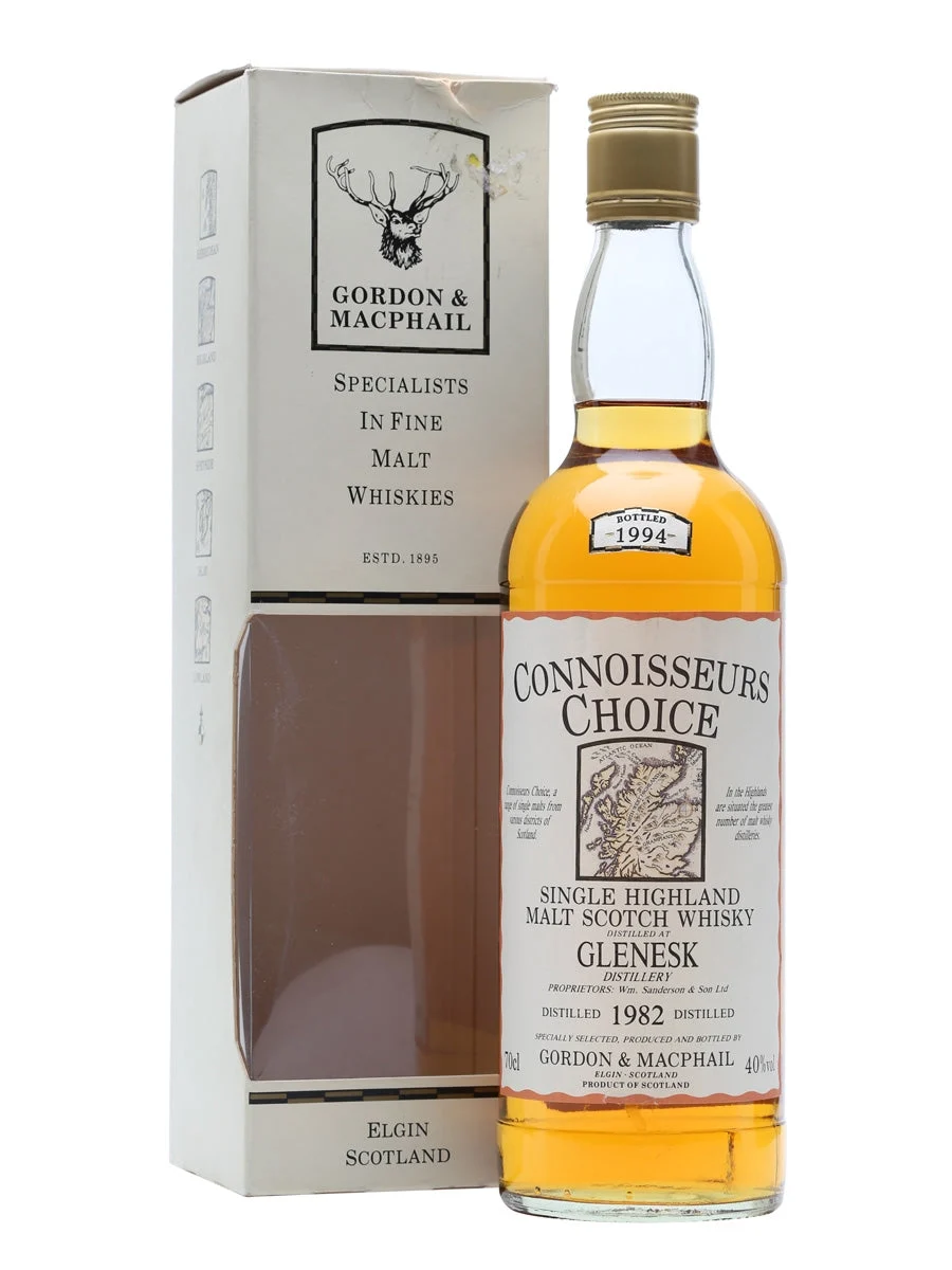 Glenesk 1982 Bot.1994 Connoisseurs Choice Highland Single Malt Scotch Whisky | 700ML - Whiskey