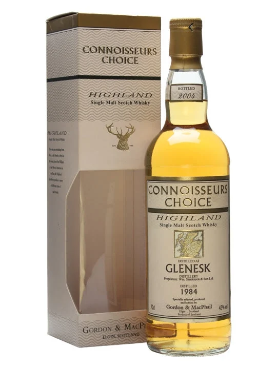 Glenesk 1984 Bot.2004 Connoisseurs Choice Highland Single Malt Scotch Whisky | 700ML - Whiskey