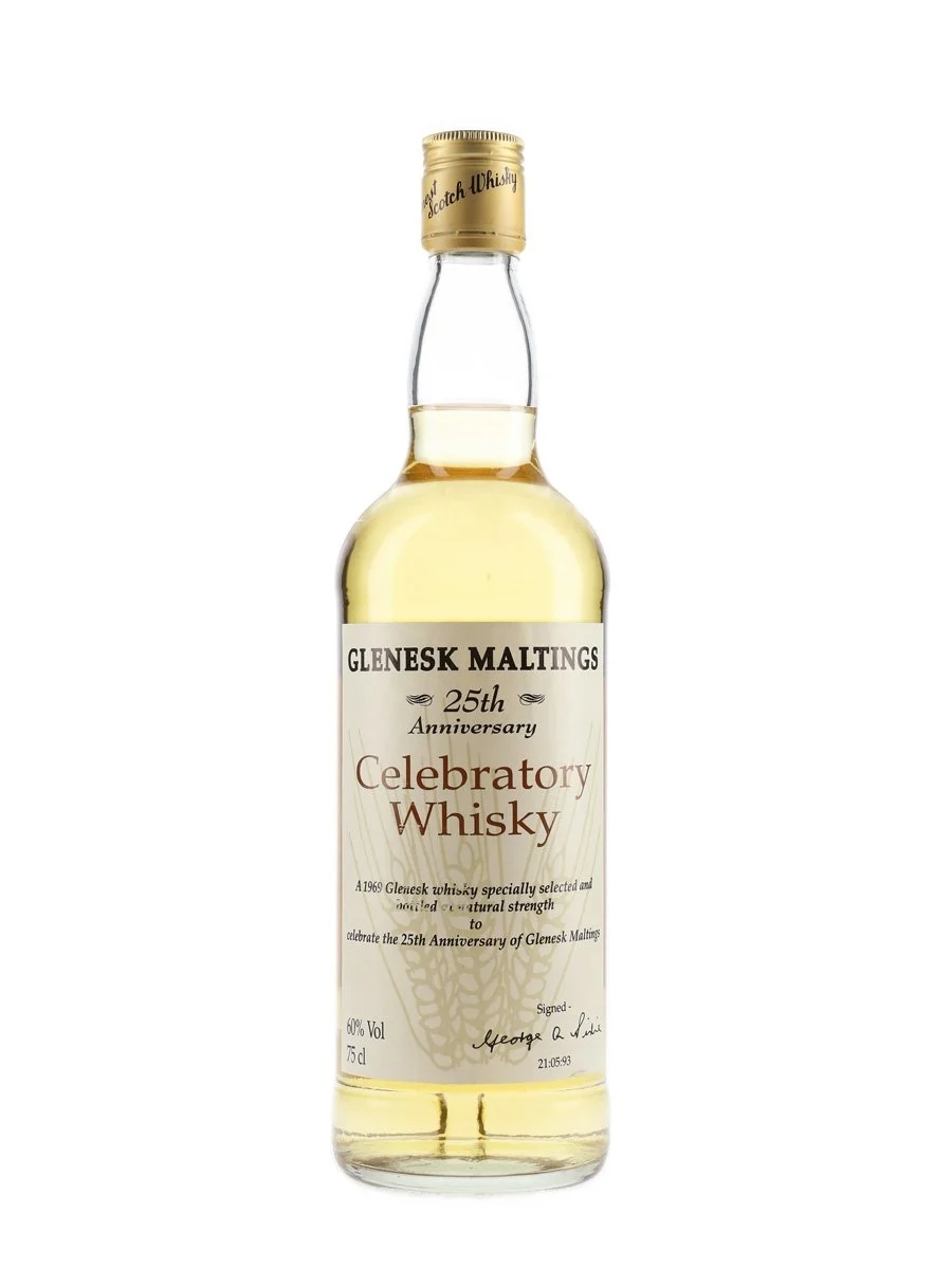 Glenesk Maltings 1969 25th Anniversary of Glenesk Maltings Highland Single Malt Scotch Whisky - Whiskey