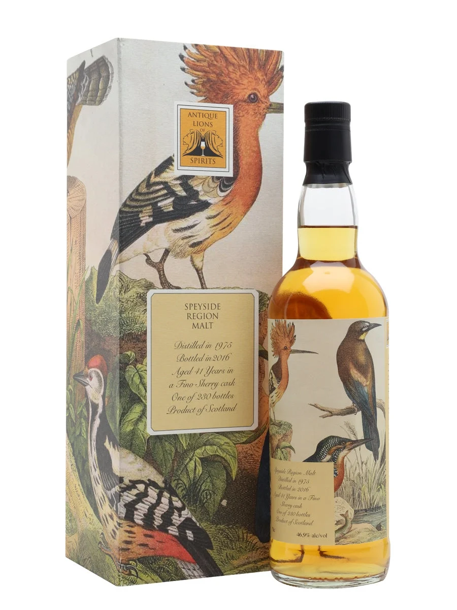 Speyside Region Malt 1975 41 Year Old Speyside Single Malt Scotch Whisky | 700ML - Whiskey