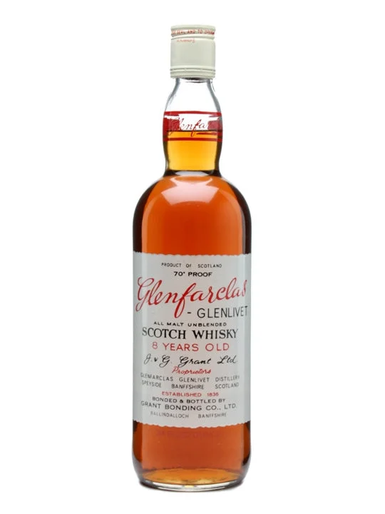 Glenfarclas-Glenlivet 8 Year Old Bot.1966 Speyside Single Malt Scotch Whisky