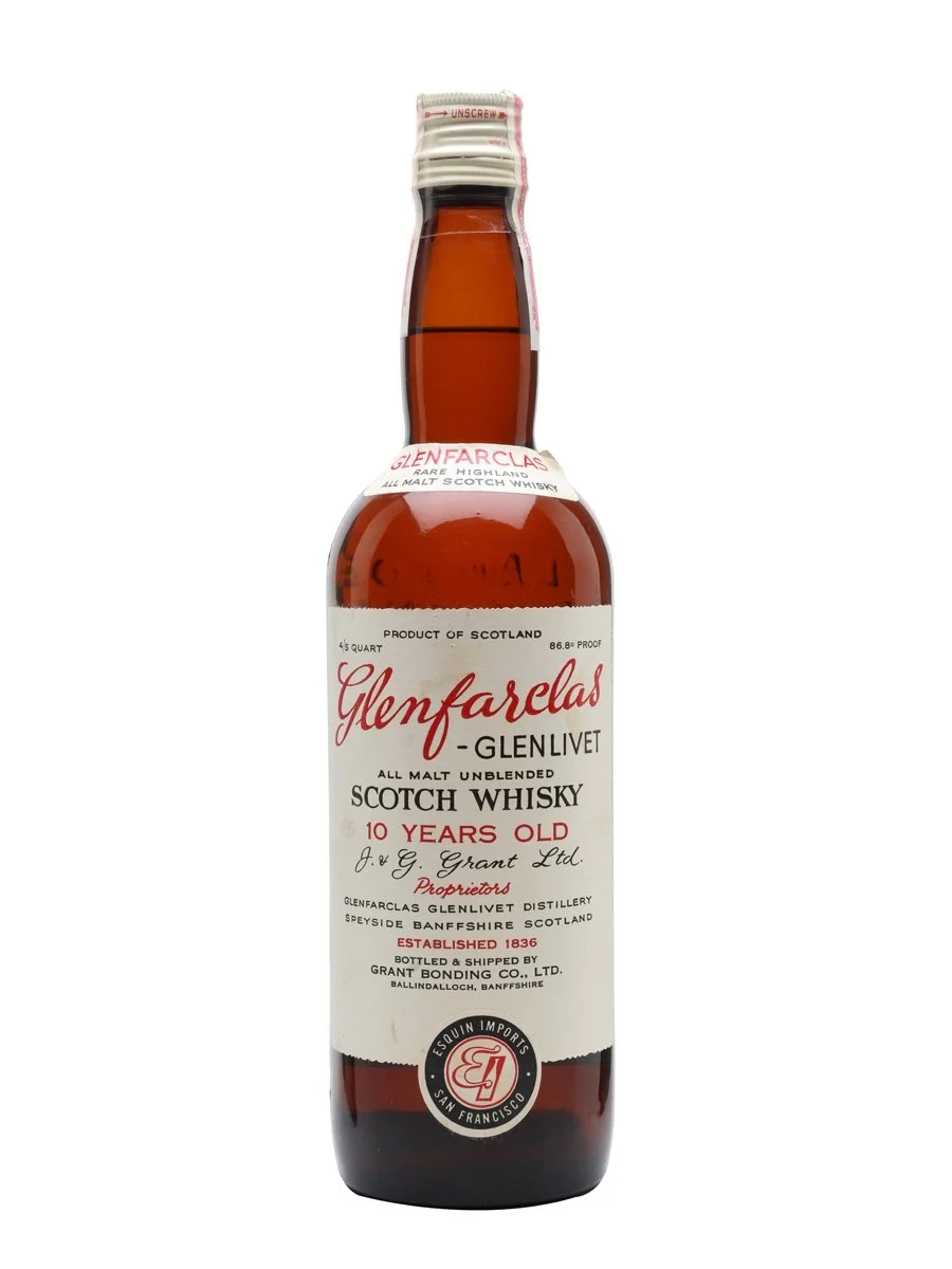 Glenfarclas 10 Year Old Bot.1960s Speyside Single Malt Scotch Whisky - Whiskey