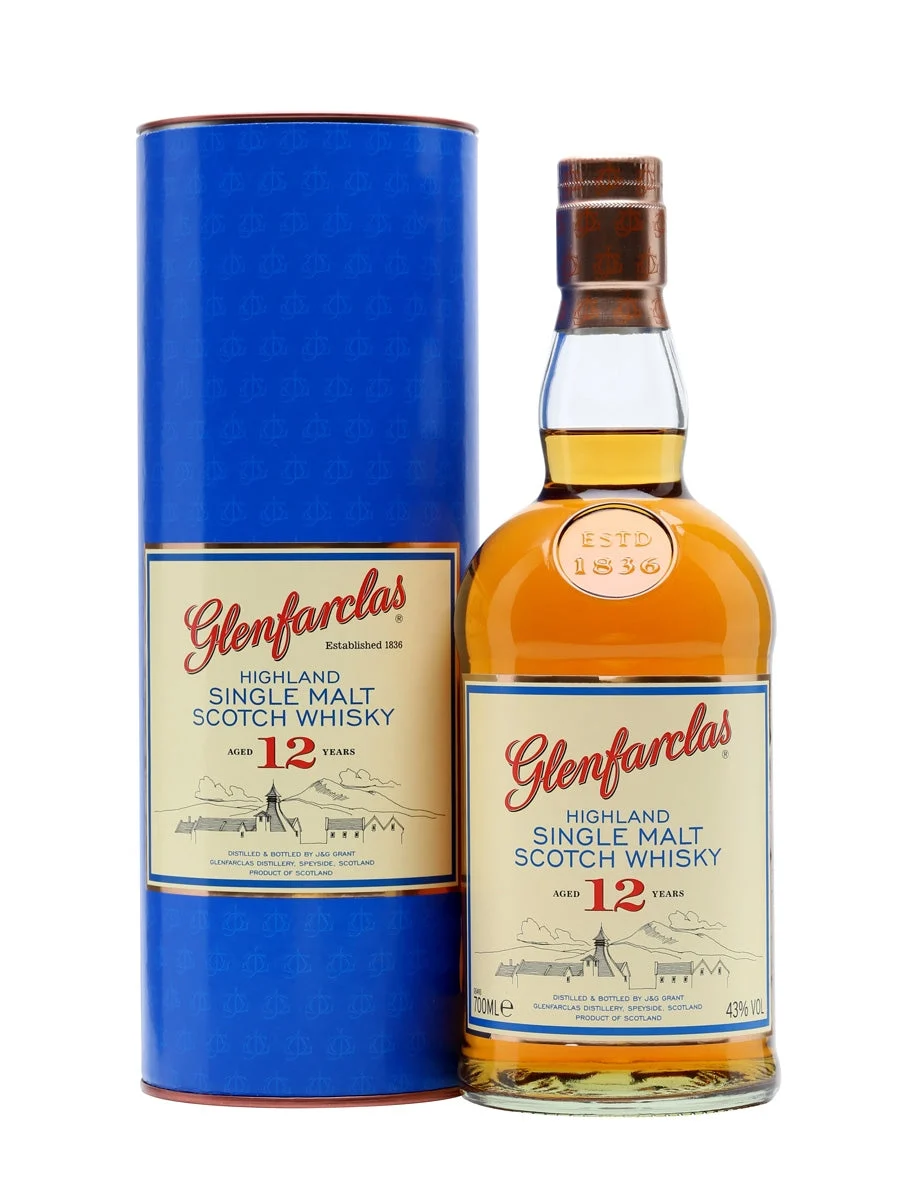 Glenfarclas 12 Year Old Single Malt Scotch Whisky - Whiskey
