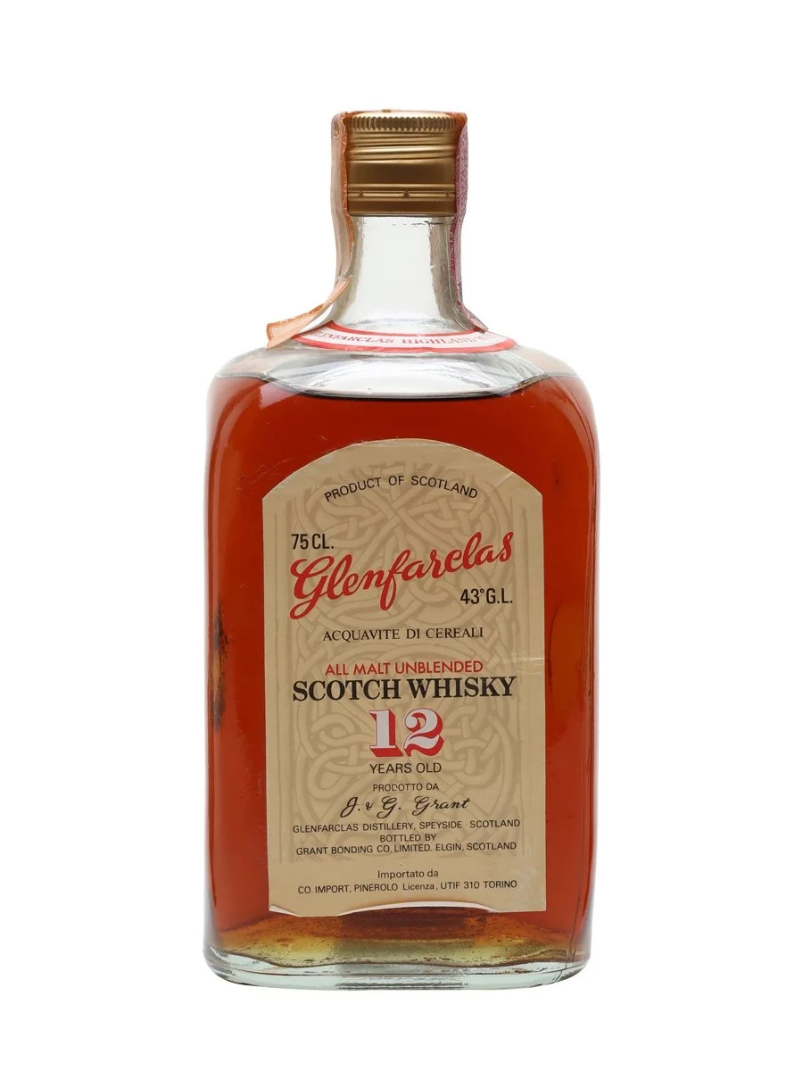 Glenfarclas 12 Year Old Bot.1980s Speyside Single Malt Scotch Whisky - Whiskey