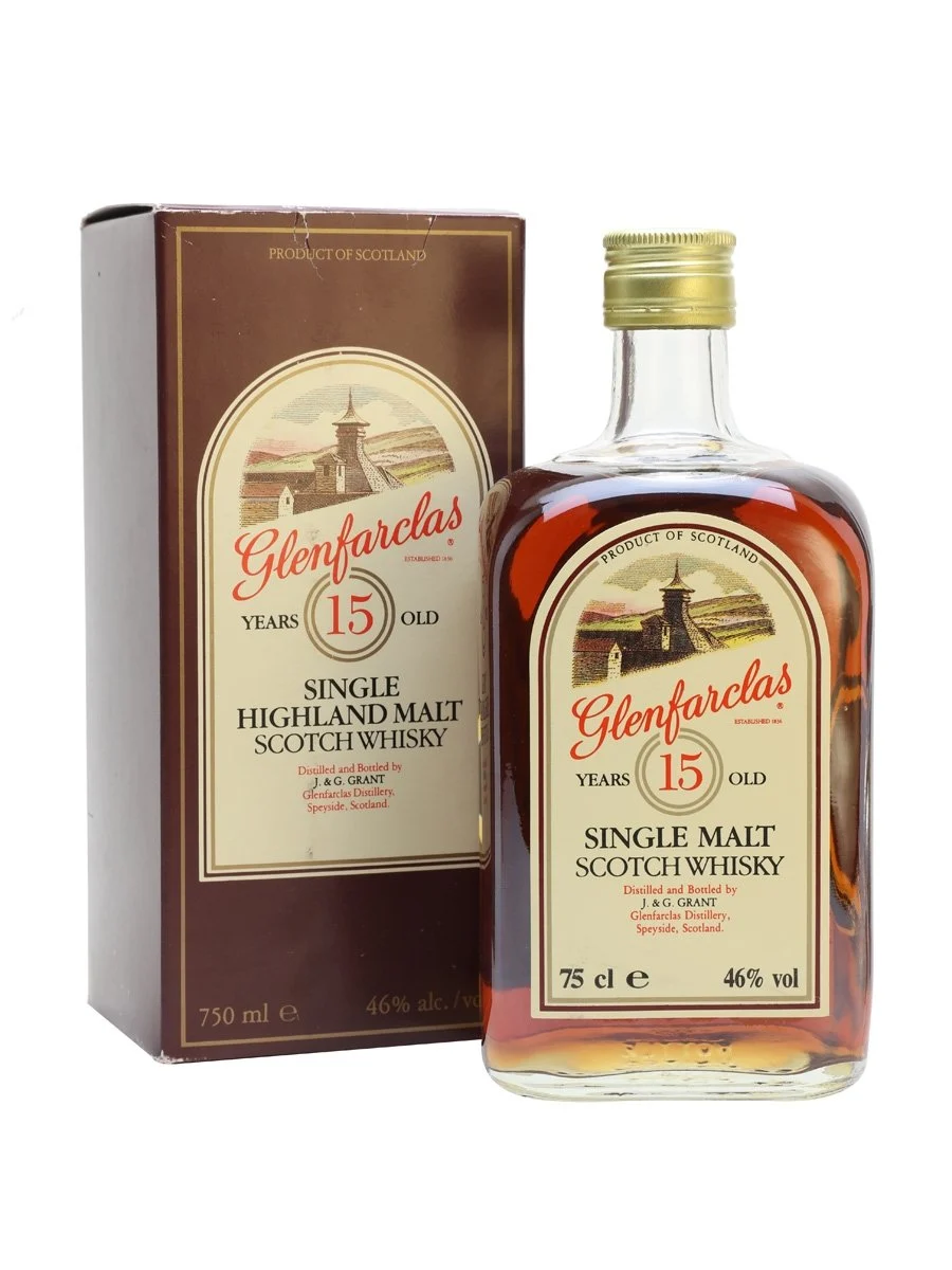 Glenfarclas 15 Year Old Bot.1980s Speyside Single Malt Scotch Whisky - Whiskey