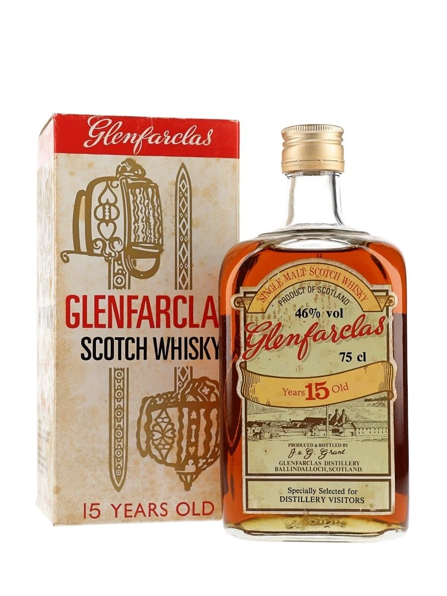 Glenfarclas 15 Year Old Bot.1970s For Visitors Speyside Single Malt Scotch Whisky - Whiskey