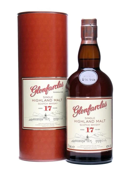 Glenfarclas 17 Year Old Speyside Single Malt Scotch Whisky | 700ML - Whiskey