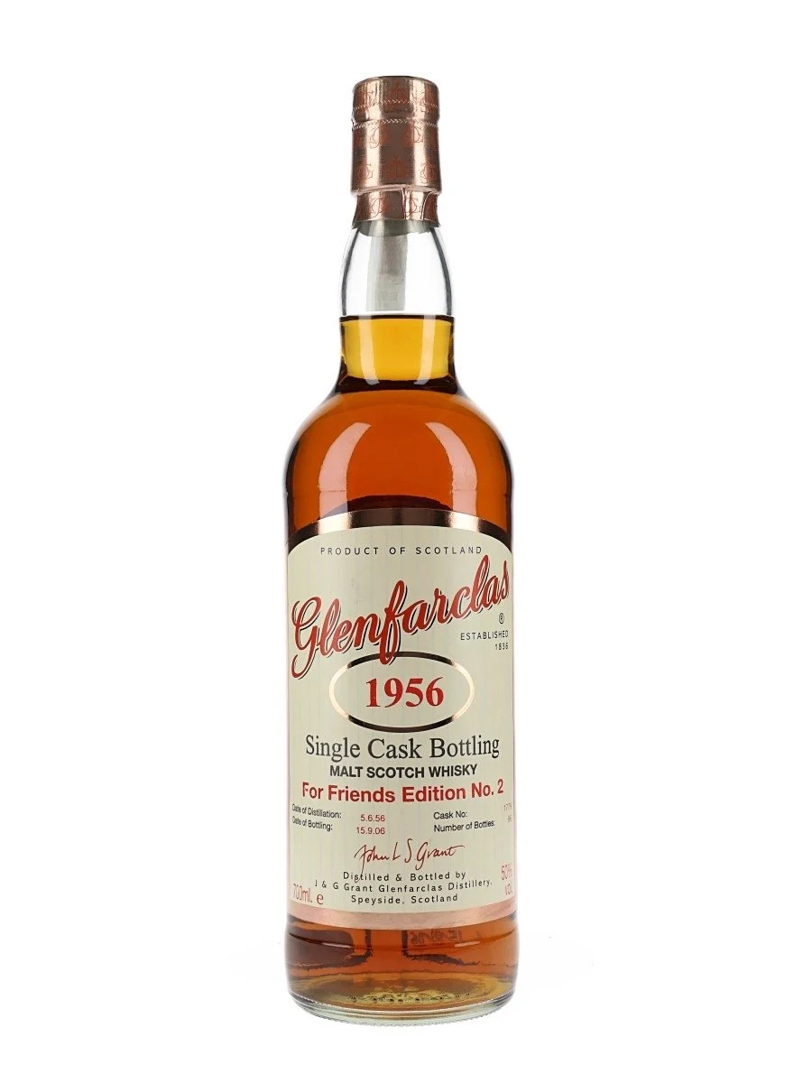 Glenfarclas 1956 Bot.2006 For Friends Edition No.2 Speyside Single Malt Scotch Whisky | 700ML - Whiskey