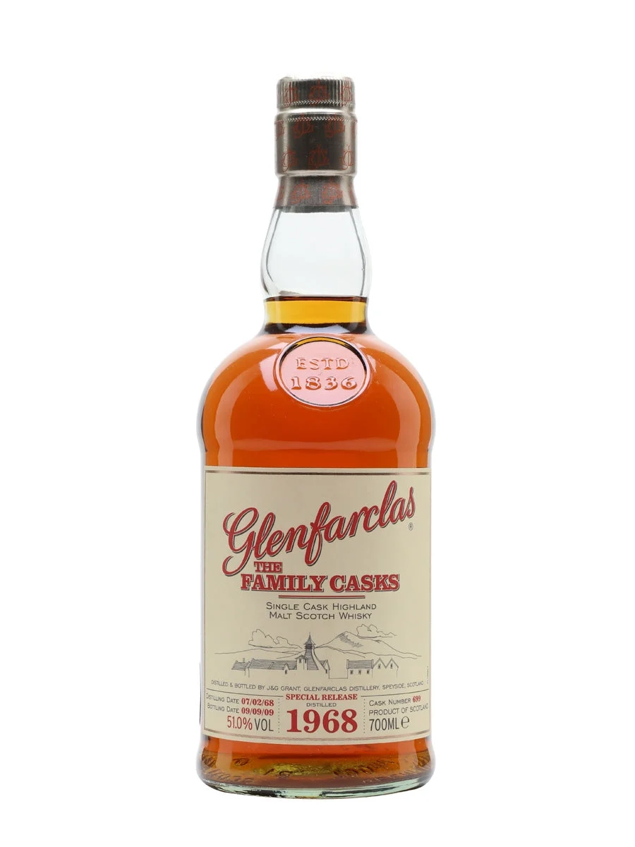 Glenfarclas 1968 41 Year Old Lindores 5th Anniversary Speyside Single Malt Scotch Whisky | 700ML - Whiskey