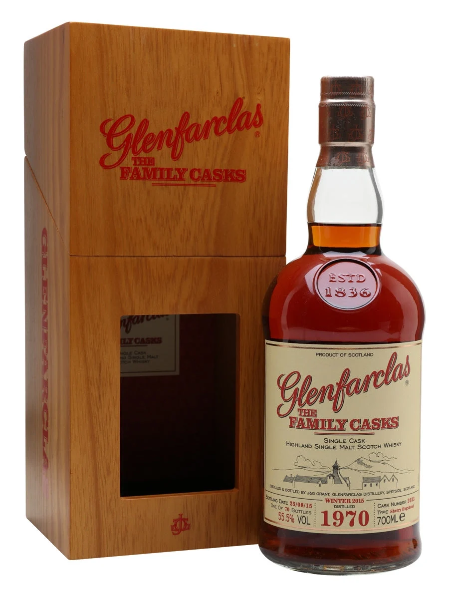 Glenfarclas 1970 Family Casks W15 #2033 Speyside Single Malt Scotch Whisky | 700ML - Whiskey