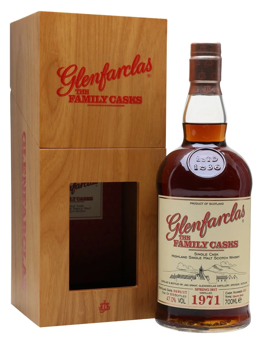 Glenfarclas 1971 Family Casks Cask #151 Speyside Single Malt Scotch Whisky | 700ML - Whiskey