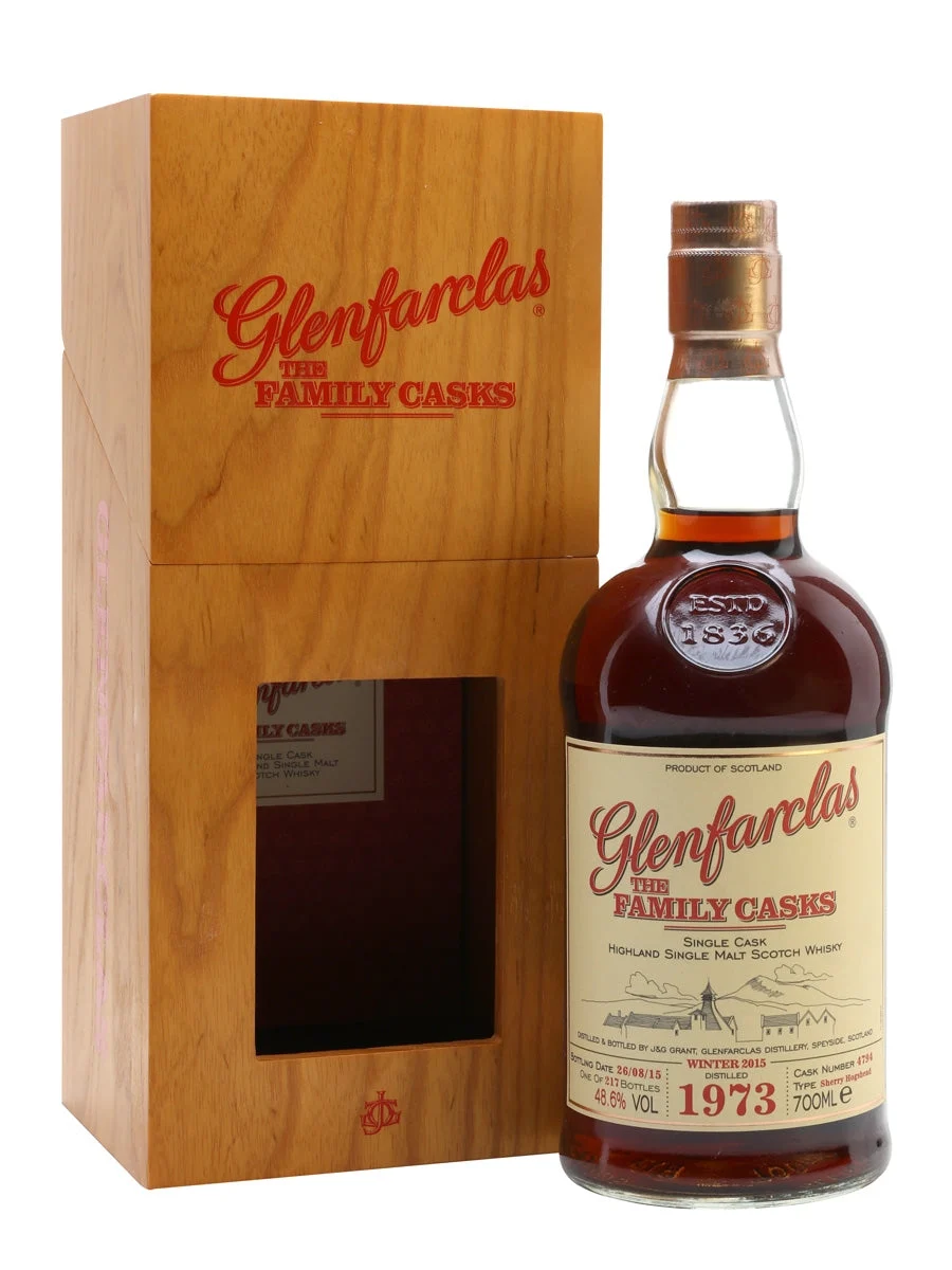 Glenfarclas 1973 FC W15 Sherry Cask #4794 Speyside Single Malt Scotch Whisky | 700ML - Whiskey