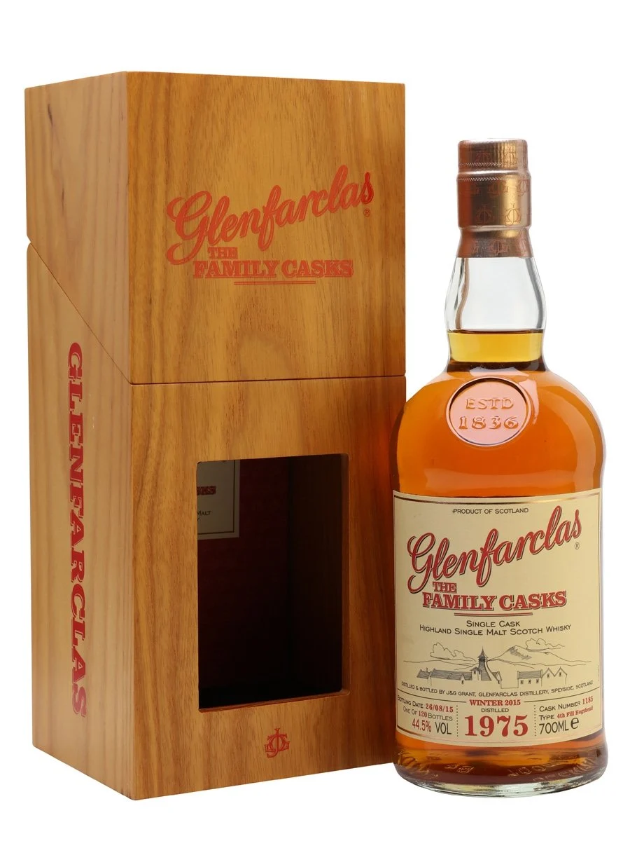 Glenfarclas 1975 Family Casks Cask #1185 Winter 2015 Speyside Single Malt Scotch Whisky | 700ML - Whiskey