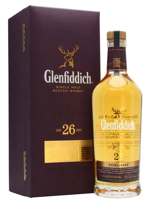 Glenfiddich Excellence 26 Year Old Speyside Single Malt Scotch Whisky | 700ML - Whiskey