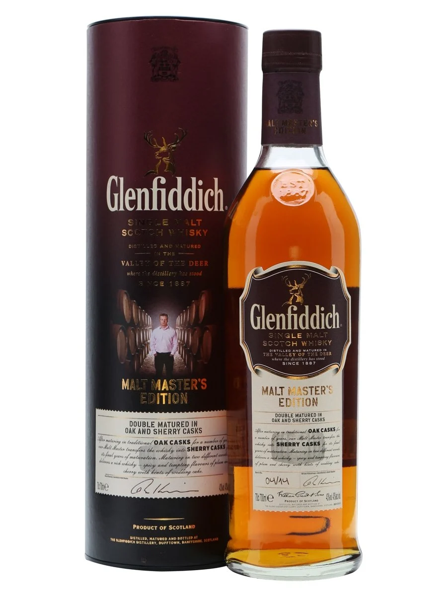 Glenfiddich Malt Master's Edition Sherry Cask Finish Speyside Single Malt Scotch Whisky | 700ML - Whiskey