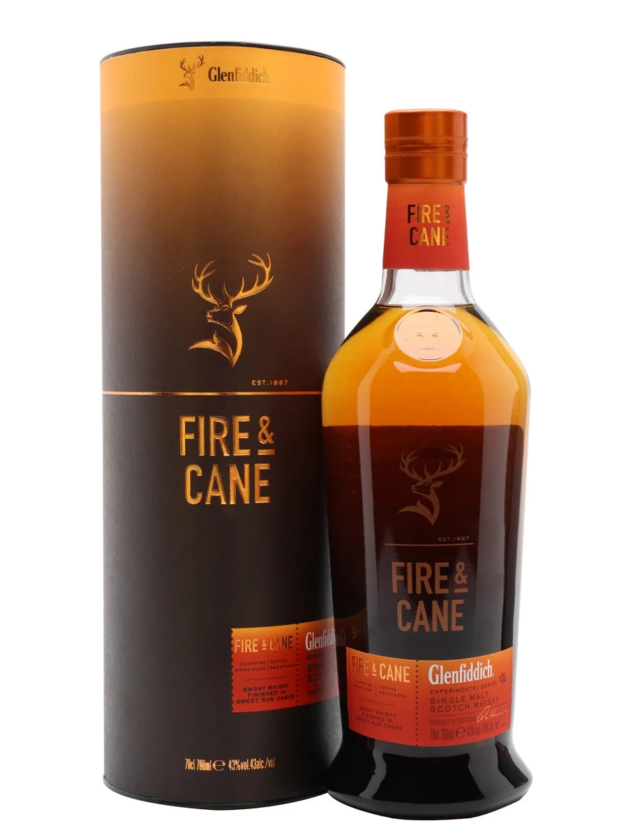 Glenfiddich Fire and Cane Experimental Series #04 Speyside Single Malt Scotch Whisky | 700ML - Whiskey
