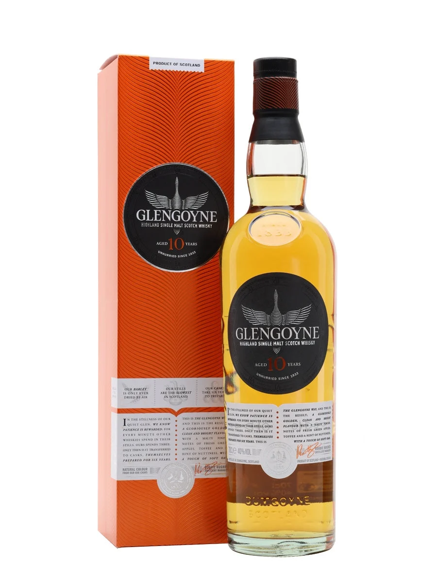Glengoyne 10 Year Old Highland Single Malt Scotch Whisky | 700ML - Whiskey