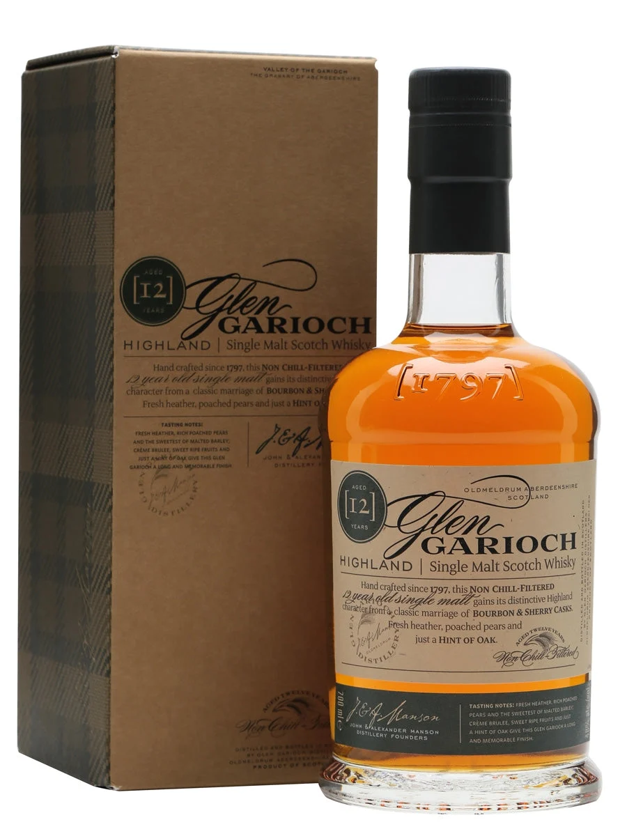 Glen Garioch 12 Year Old Single Malt Scotch Whisky - Whiskey