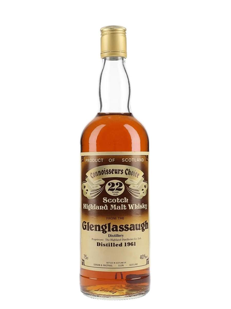 Glenglassaugh 1961 22 Year Old Connoisseurs Choice Highland Single Malt Scotch Whisky - Whiskey