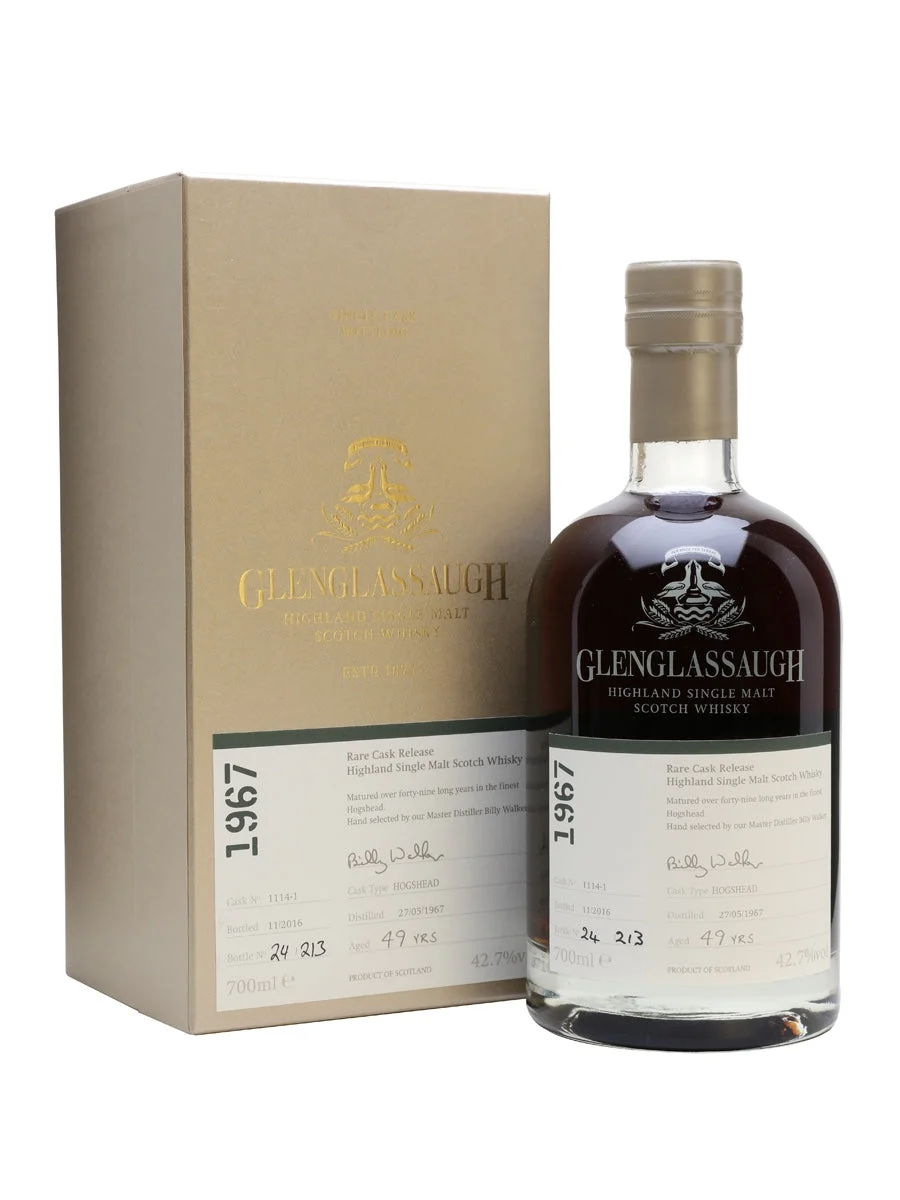 Glenglassaugh 1967 49 Year Old Rare Cask Release Batch 3 Highland Single Malt Scotch Whisky | 700ML - Whiskey